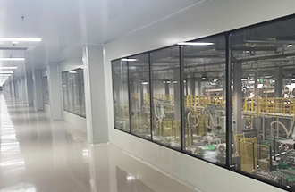 3月11日，陜西秦帝鮮集食品有限公司生產(chǎn)車間一樓凈化工程收尾中-志遠(yuǎn)凈化工程項(xiàng)目進(jìn)度。